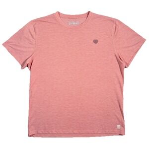 Marine Layer T Shirt Mens XL Peach Orange Weekend Sport Crew Graphic Performance